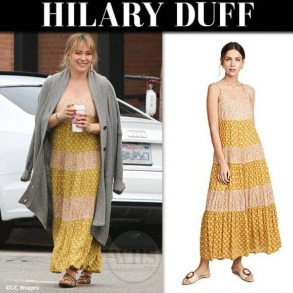 Madewell Print-Mix Tiered Midi Dress in Jaipur Floral Size Large Cottagecore • - Picture 5 of 8